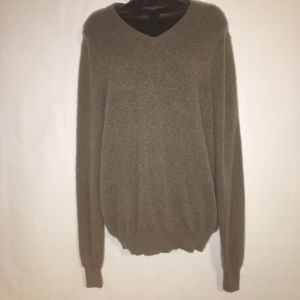 Tahari Pure Luxe Cashmere Sz L Fuzzy Sweater